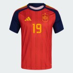 Camiseta Oficial Local España 2026 Mujer LAMINE YAMAL #19