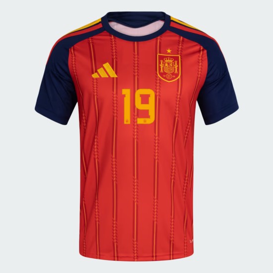 Camiseta Oficial Local España 2026 Mujer LAMINE YAMAL #19