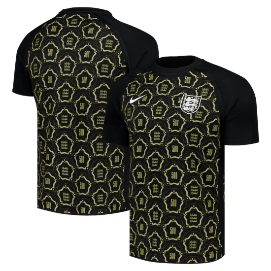 Camiseta Pre-Partido 500 Aniversario England Lionesses Niño – Negro Camiseta Pre-Partido 500 Aniversario England Lionesses Niño – Negro