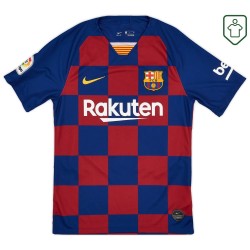 Hombre Camiseta retro local FC Barcelona 2019/20 Messi #10