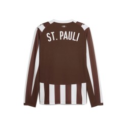 Camiseta de manga larga local FC St. Pauli 2025/26 para niño Camiseta de manga larga local FC St. Pauli 2025/26 para niño