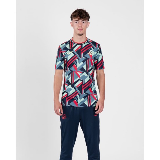 Mujer Swansea City 2025/26 Tercera Camiseta de Calentamiento Mujer Swansea City 2025/26 Tercera Camiseta de Calentamiento