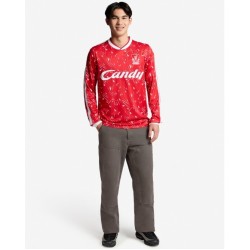 Camiseta Retro Local Candy Manga Larga Mujer Liverpool 1989/91