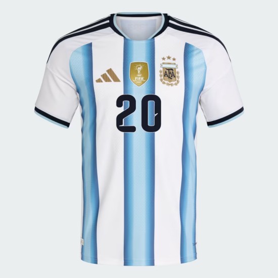 Camiseta Oficial Local Argentina 2026 Niño MAC ALLISTER #20 Camiseta Oficial Local Argentina 2026 Niño MAC ALLISTER #20
