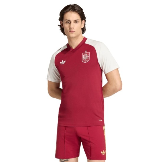 Camiseta Prepartido Visitante Mundial España 2026 Hombre Camiseta Prepartido Visitante Mundial España 2026 Hombre