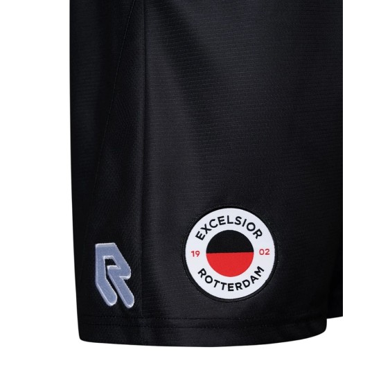 Pantalones Cortos de Local Excelsior Rotterdam 2026/27 - Negros para Niño Pantalones Cortos de Local Excelsior Rotterdam 2026/27 - Negros para Niño