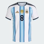 Camiseta Oficial Local Argentina 2026 Niño E. FERNÁNDEZ #8