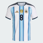 Camiseta Oficial Local Argentina 2026 Niño E. FERNÁNDEZ #8