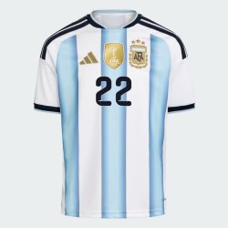 Camiseta Oficial Local Argentina 2026 Niño L. MARTÍNEZ #22