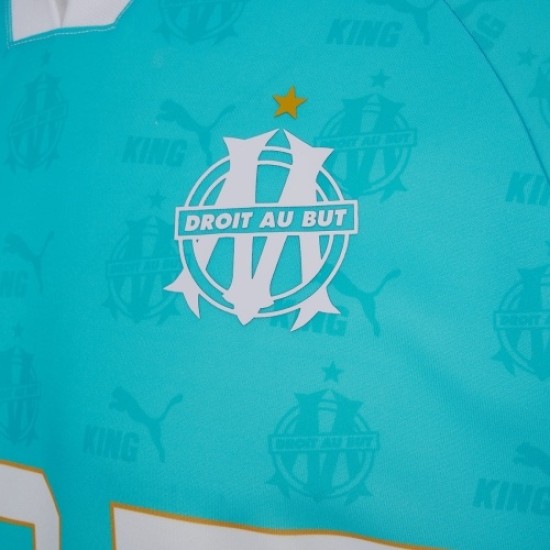 Camiseta Retro King OM #9 - Azul Hombre