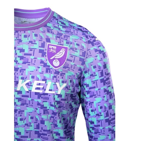 Camiseta Tercera de Manga Larga Norwich City 2026/27 Hombre