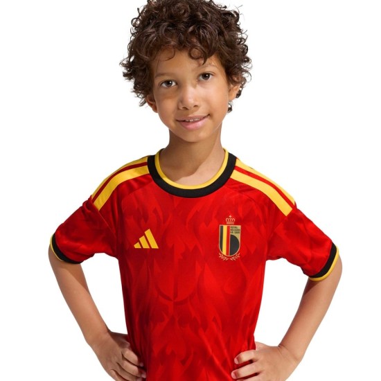Conjunto de la Copa Mundial 2026 de Bélgica Primera Equipación para Niño Conjunto de la Copa Mundial 2026 de Bélgica Primera Equipación para Niño