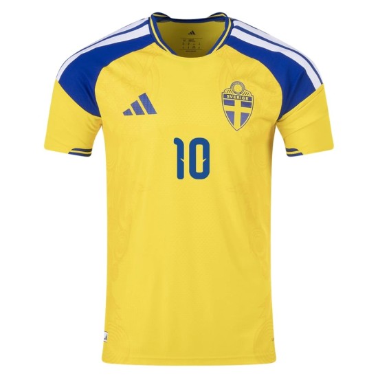 Camiseta Auténtica Local Suecia 2026 para Mujer IBRAHIMOVIĆ #10