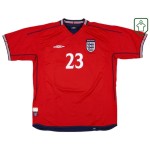 Camiseta retro visitante Inglaterra 2002/04 para hombre Rooney #23 Camiseta retro visitante Inglaterra 2002/04 para hombre Rooney #23