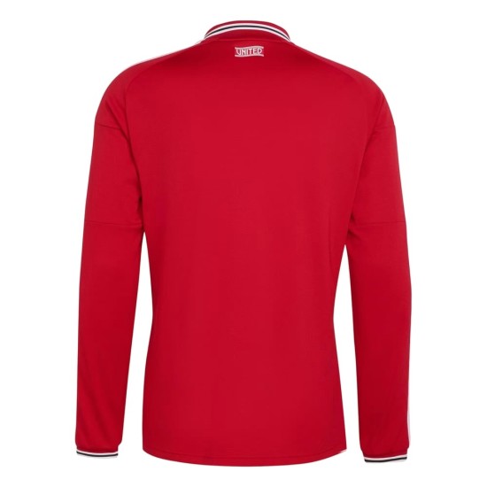 Camiseta Local Infantil de Manga Larga Manchester United 2026/27 Camiseta Local Infantil de Manga Larga Manchester United 2026/27