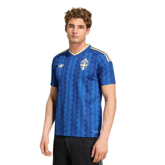Camiseta Mundial 2026 Visitante Suecia Mujer Camiseta Mundial 2026 Visitante Suecia Mujer