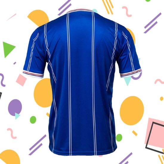 Camiseta Retro Local 1987 de Cardiff City para Mujer