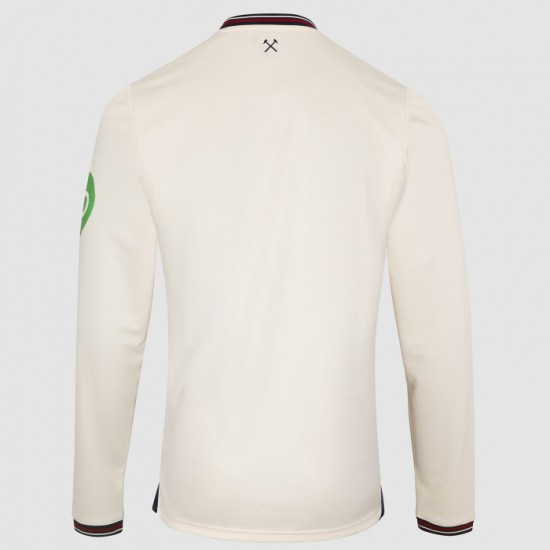 Camiseta visitante manga larga niño West Ham United 2025/26 Camiseta visitante manga larga niño West Ham United 2025/26