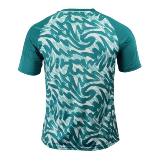 Remera pre partido tercera Portugal 2026 verde mujer Remera pre partido tercera Portugal 2026 verde mujer