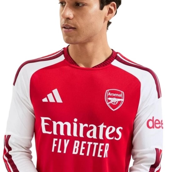 Camiseta Local Infantil de Manga Larga Arsenal 2026/27 Camiseta Local Infantil de Manga Larga Arsenal 2026/27