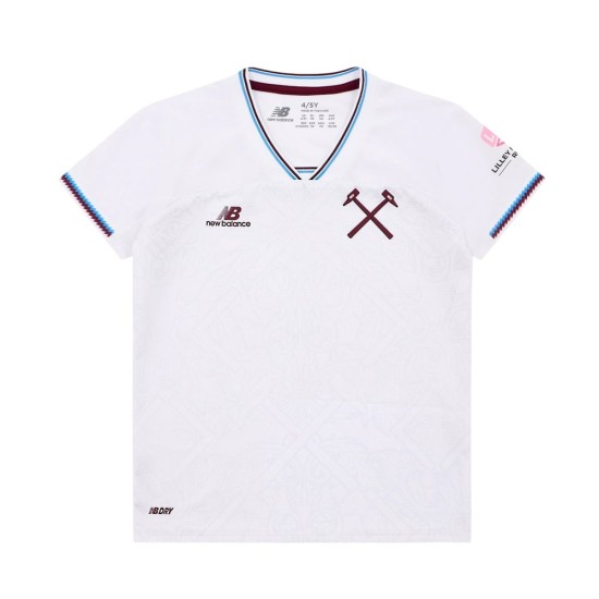 Conjunto visitante infantil West Ham United 2026/27 Conjunto visitante infantil West Ham United 2026/27
