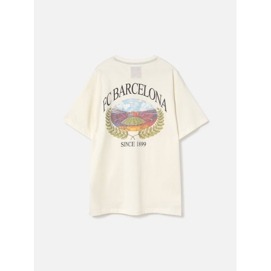 Camiseta Retro Spotify Camp Nou FC Barcelona para Hombre