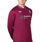 Camiseta de local de manga larga Burnley 2026/27 para hombre Camiseta de local de manga larga Burnley 2026/27 para hombre
