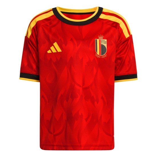 Conjunto de la Copa Mundial 2026 de Bélgica Primera Equipación para Niño Conjunto de la Copa Mundial 2026 de Bélgica Primera Equipación para Niño