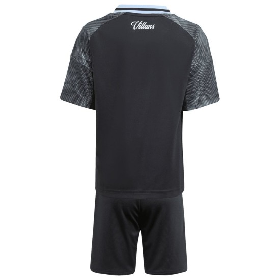 Kit de visitante Aston Villa 2025/26 para niño Kit de visitante Aston Villa 2025/26 para niño