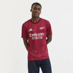 Niño Arsenal 2025/26 Tercera Camiseta Prepartido – Roja Niño Arsenal 2025/26 Tercera Camiseta Prepartido – Roja