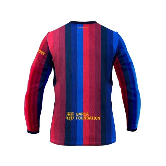 Camiseta de manga larga de local 2026/27 infantil del FC Barcelona Camiseta de manga larga de local 2026/27 infantil del FC Barcelona