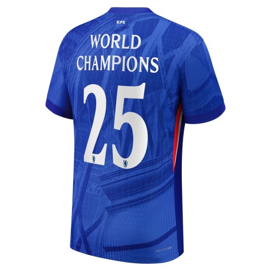Camiseta Local Chelsea 2025/26 Mujer - Campeones del Mundo n.º 25
