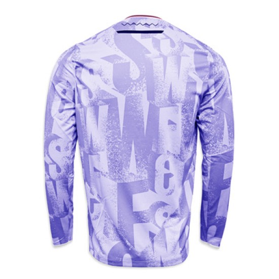 Camiseta de manga larga visitante 2025/26 del Sheffield Wednesday para niño