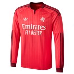 Camiseta Visitante Manga Larga Niño OL 2026/27