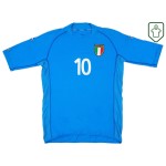 Camiseta retro local Italia 2002 para hombre Totti #10 Camiseta retro local Italia 2002 para hombre Totti #10