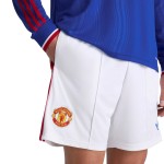 Pantalón Corto Visitante Manchester United 2026/27 Blanco Hombre Pantalón Corto Visitante Manchester United 2026/27 Blanco Hombre