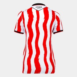 Camiseta Mujer Stoke City 2025/26 Local Sin Patrocinio