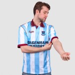 Camiseta Retro de Visitante West Ham United Infantil 1992 Camiseta Retro de Visitante West Ham United Infantil 1992