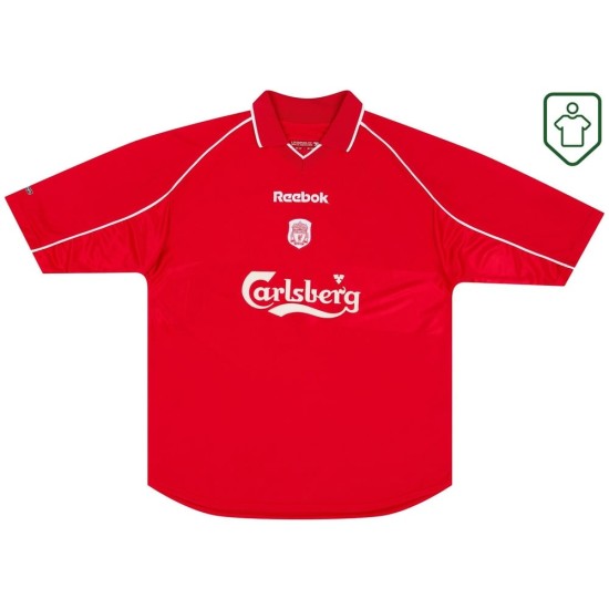 Camiseta retro local hombre Liverpool 2000/03 Gerrard #17 Camiseta retro local hombre Liverpool 2000/03 Gerrard #17