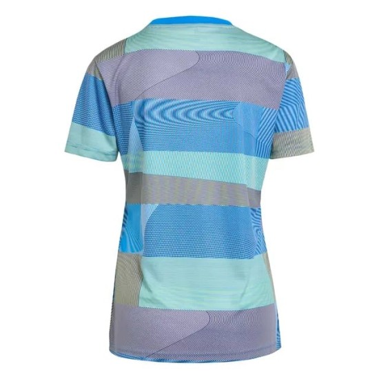 Camiseta de calentamiento tercera del Real Madrid 2025/26 para mujer Camiseta de calentamiento tercera del Real Madrid 2025/26 para mujer