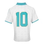 Camiseta Retro King OM #10 - Blanca Hombre