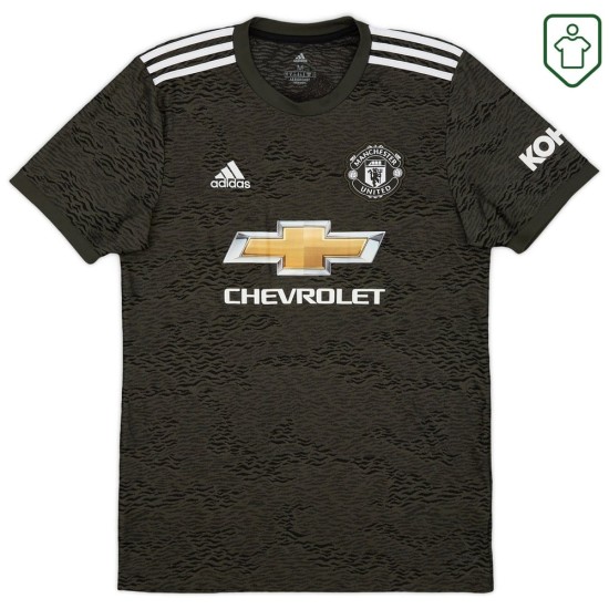 Camiseta retro visitante hombre Manchester United 2020/21 B. Fernandes #18 Camiseta retro visitante hombre Manchester United 2020/21 B. Fernandes #18