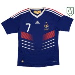 Camiseta retro local Francia 2009/10 para hombre Ribery #7