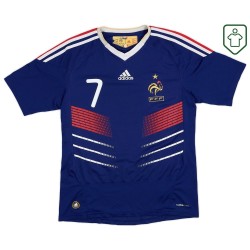 Camiseta retro local Francia 2009/10 para hombre Ribery #7