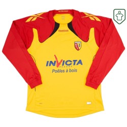 Hombre Camiseta retro local manga larga RC Lens 2010/11 Varane #14