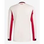 Camiseta Visitante Manga Larga Liverpool Hombre 2025/26