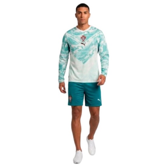 Remera manga larga de visitante Portugal 2026 Copa del Mundo mujer Remera manga larga de visitante Portugal 2026 Copa del Mundo mujer