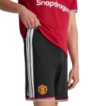 Pantalones Cortos Locales Infantiles Manchester United 2026/27 - Negro Pantalones Cortos Locales Infantiles Manchester United 2026/27 - Negro