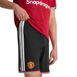 Pantalones cortos de local Manchester United 2026/27 - Negro para mujer Pantalones cortos de local Manchester United 2026/27 - Negro para mujer