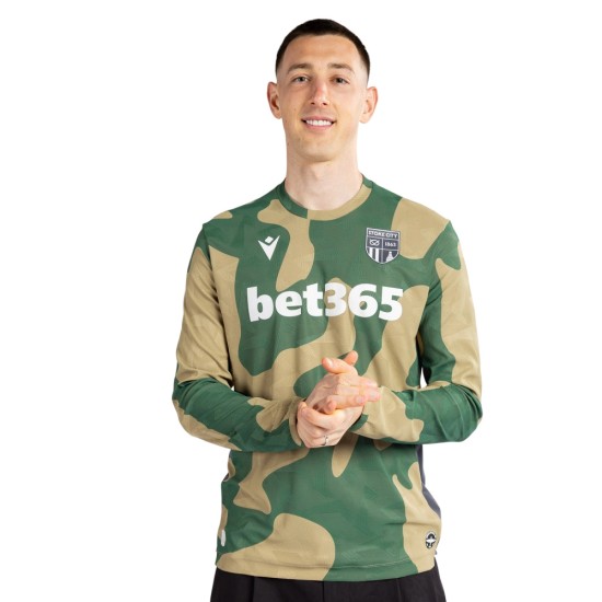 Camiseta de manga larga de la 2.ª equipación del Stoke City 2026/27 para hombre Camiseta de manga larga de la 2.ª equipación del Stoke City 2026/27 para hombre